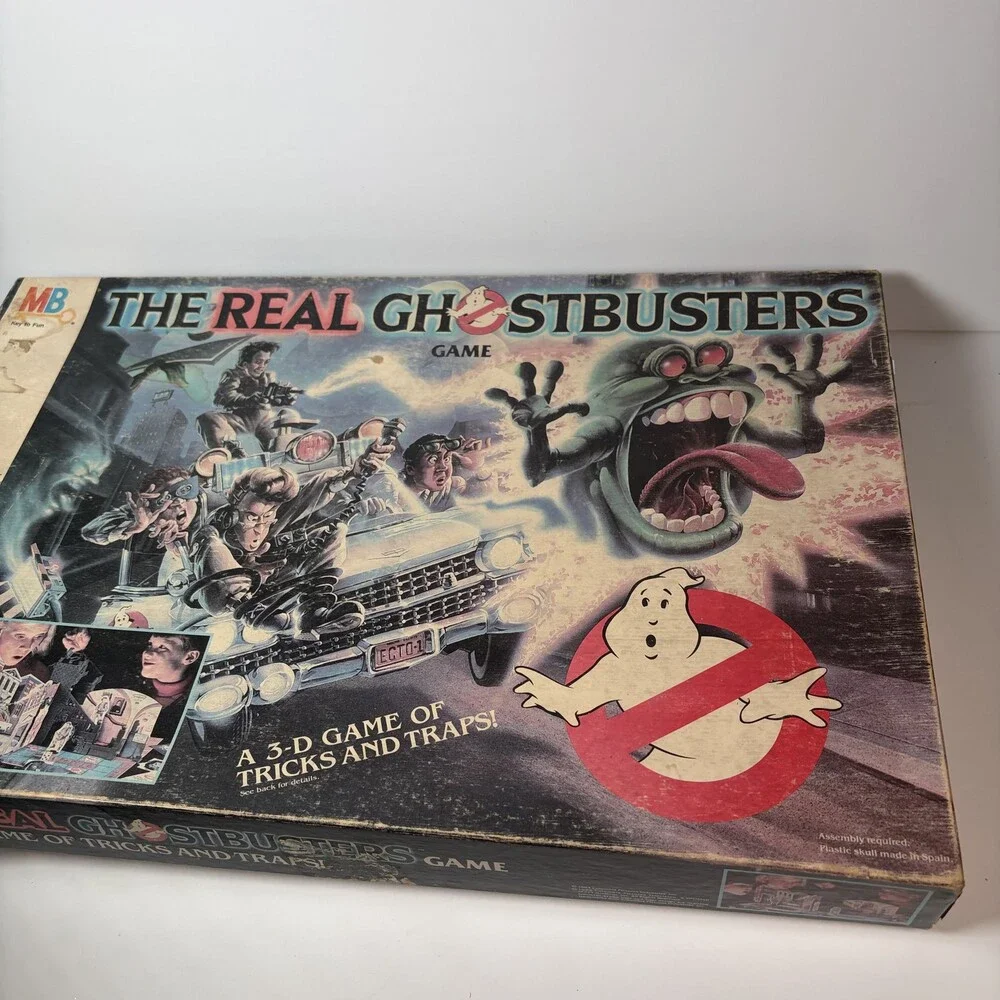 Vintage 1986 The Real Ghostbusters 3D Board Game INCOMPLETE Replacement Parts